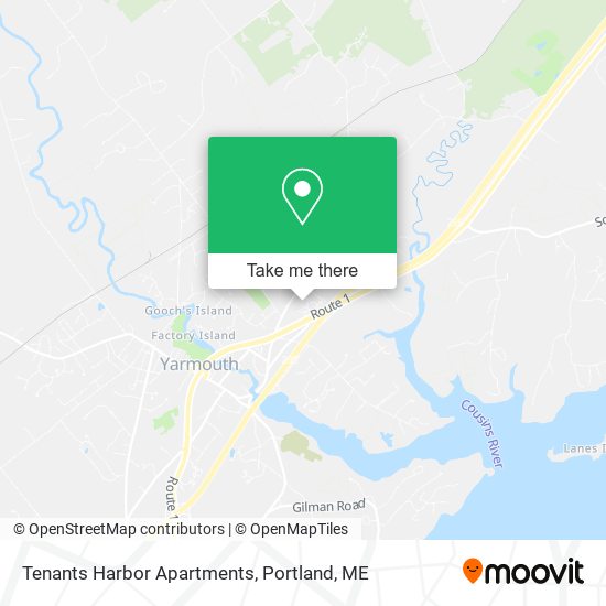 Tenants Harbor Apartments map