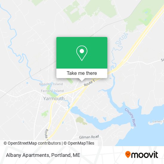 Albany Apartments map