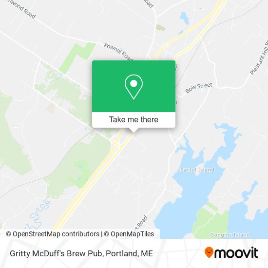 Gritty McDuff's Brew Pub map