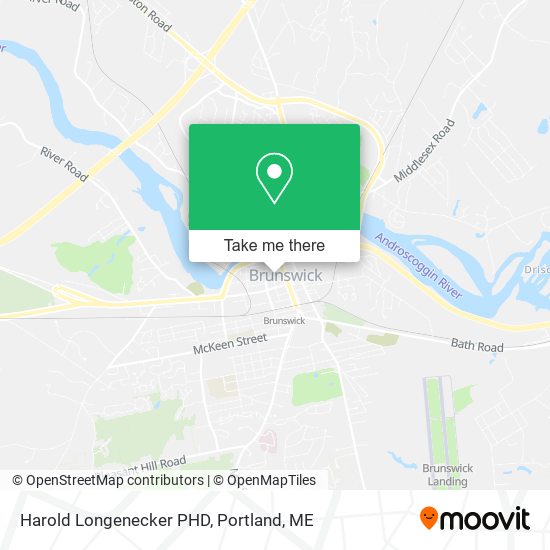 Harold Longenecker PHD map