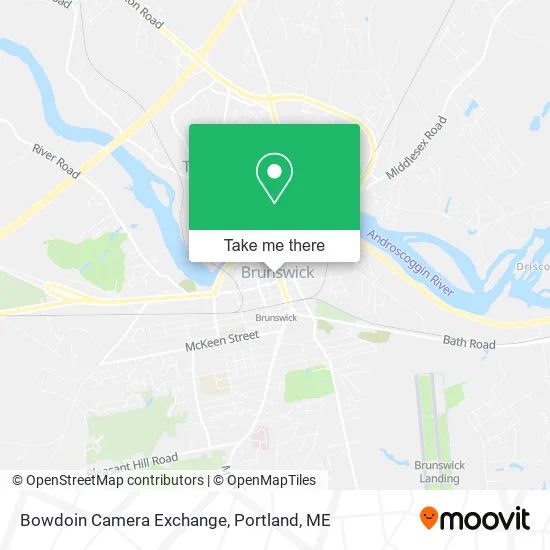 Bowdoin Camera Exchange map