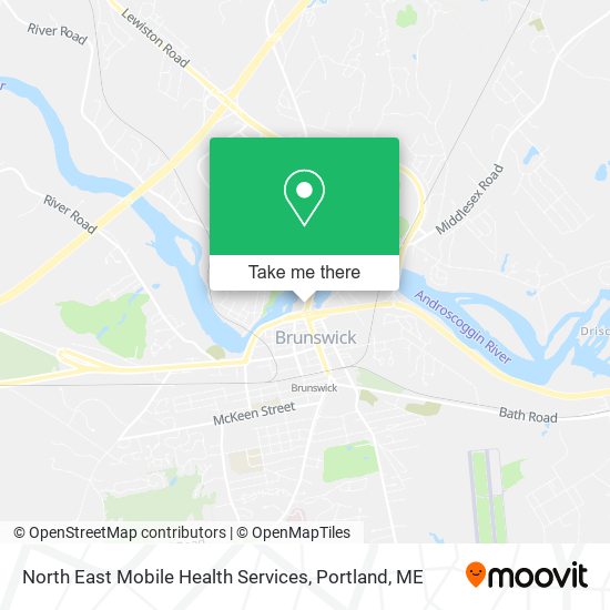 Mapa de North East Mobile Health Services