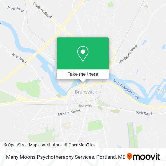 Many Moons Psychotheraphy Services map