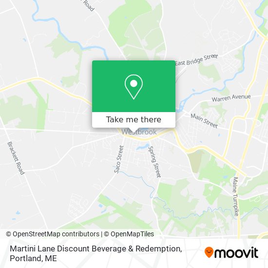 Mapa de Martini Lane Discount Beverage & Redemption