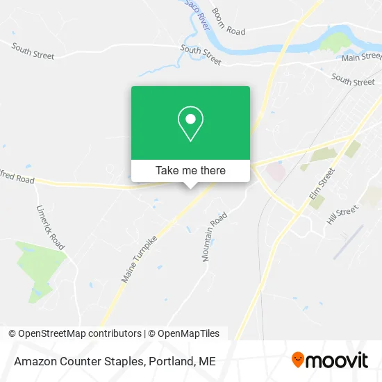 Amazon Counter Staples map