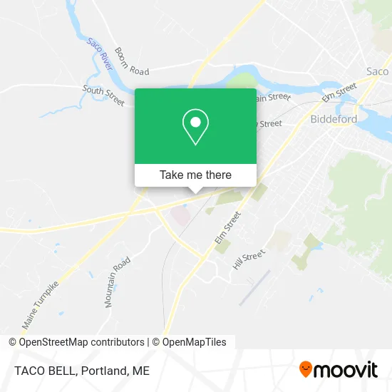 TACO BELL map
