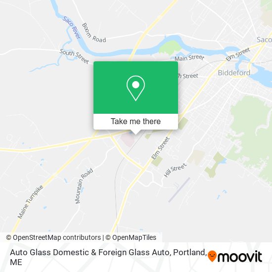 Mapa de Auto Glass Domestic & Foreign Glass Auto