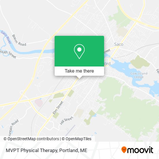 Mapa de MVPT Physical Therapy