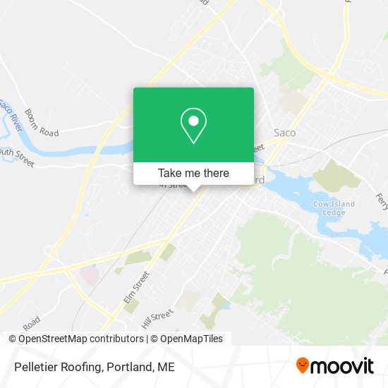 Mapa de Pelletier Roofing