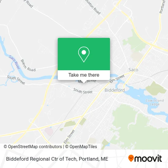 Biddeford Regional Ctr of Tech map