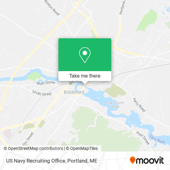 US Navy Recruiting Office map