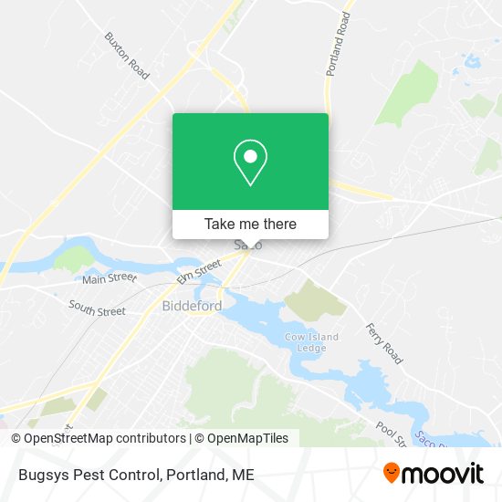 Bugsys Pest Control map