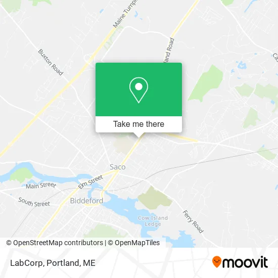 LabCorp map