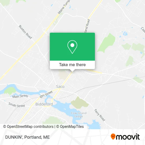 DUNKIN' map