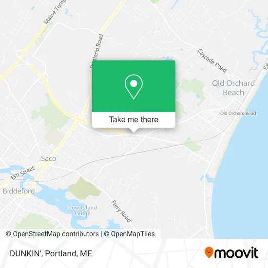 DUNKIN' map