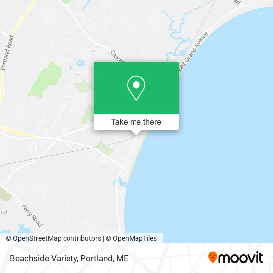 Beachside Variety map