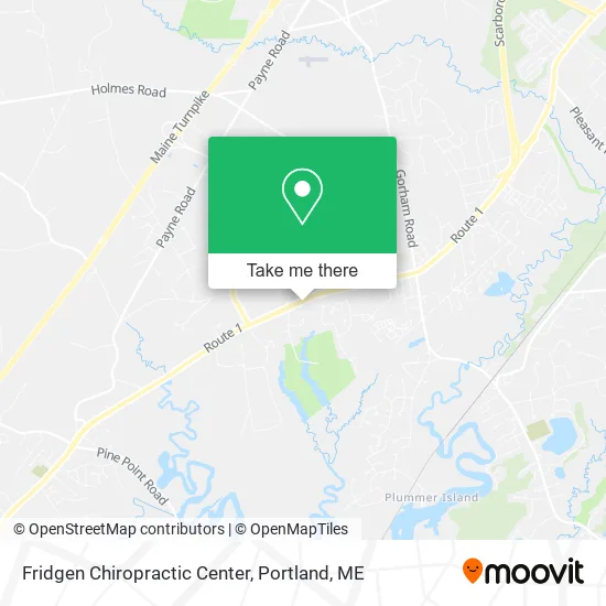 Fridgen Chiropractic Center map
