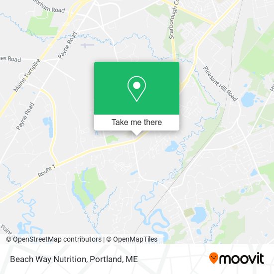 Beach Way Nutrition map