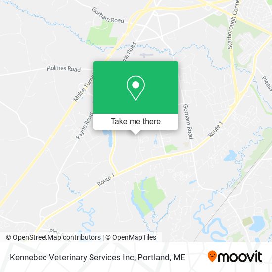 Kennebec Veterinary Services Inc map