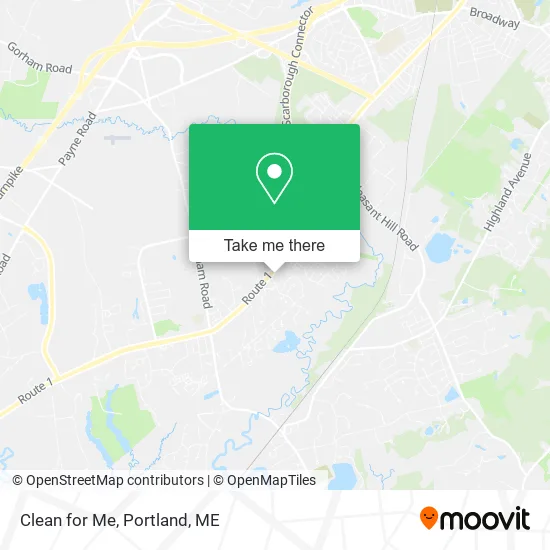 Clean for Me map