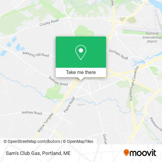 Sam's Club Gas map