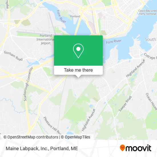 Maine Labpack, Inc. map