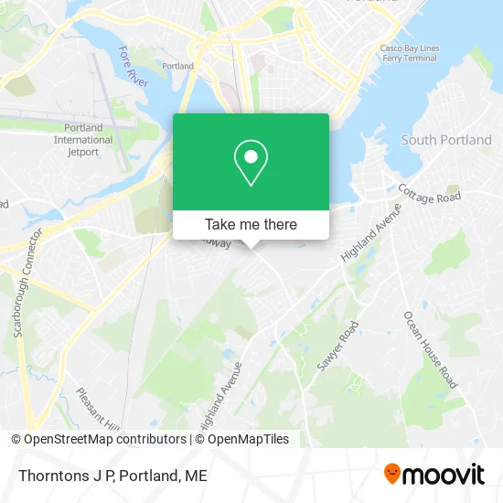 Thorntons J P map