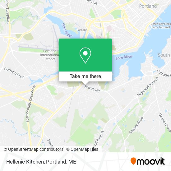 Mapa de Hellenic Kitchen