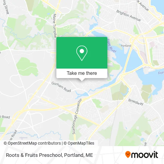 Roots & Fruits Preschool map