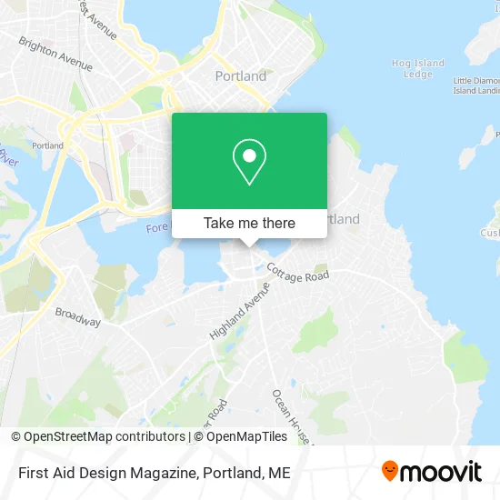 First Aid Design Magazine map