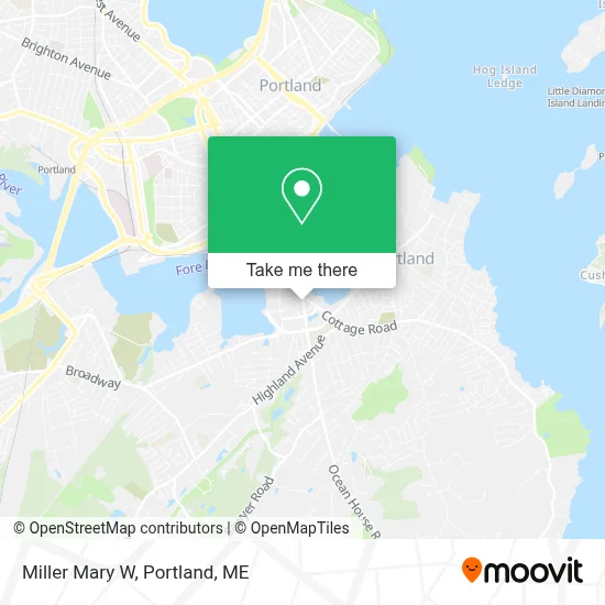Miller Mary W map
