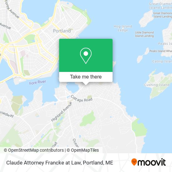 Claude Attorney Francke at Law map