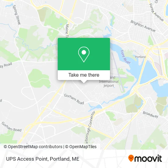 UPS Access Point map