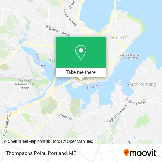 Thompsons Point map