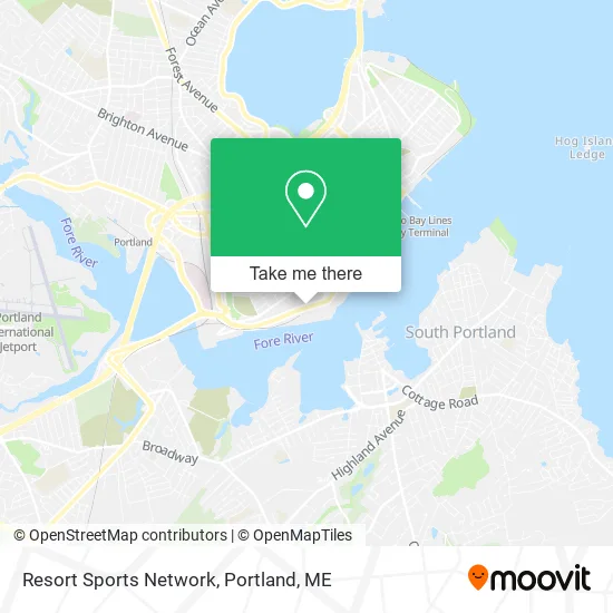 Resort Sports Network map