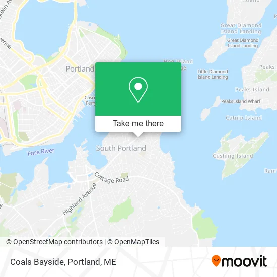 Coals Bayside map