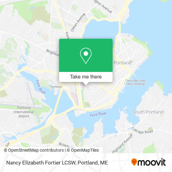 Nancy Elizabeth Fortier LCSW map