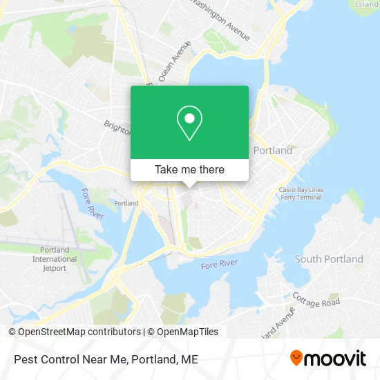 Pest Control Near Me map