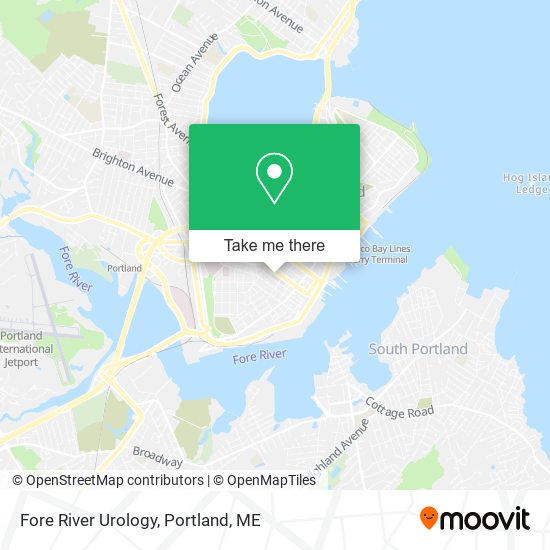 Fore River Urology map