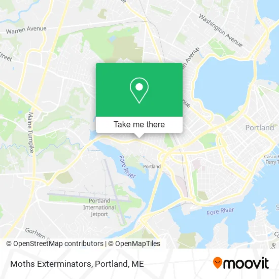 Moths Exterminators map