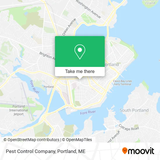 Pest Control Company map