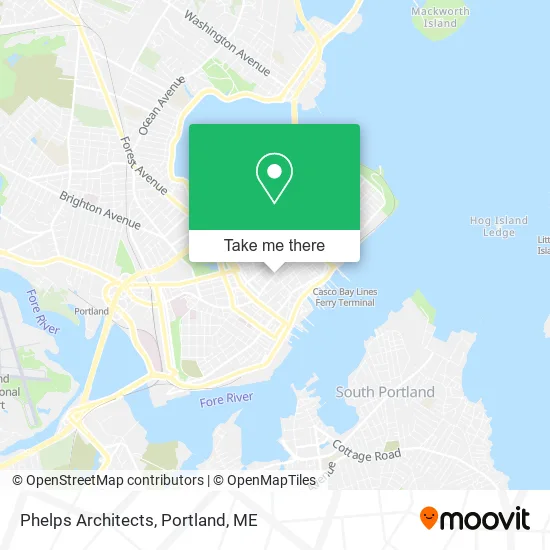 Phelps Architects map