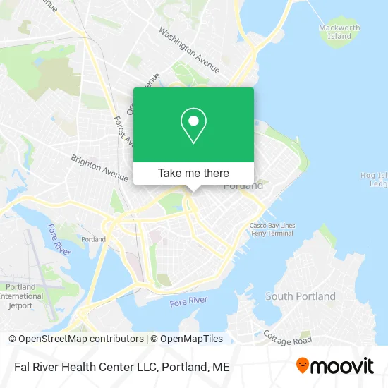 Fal River Health Center LLC map
