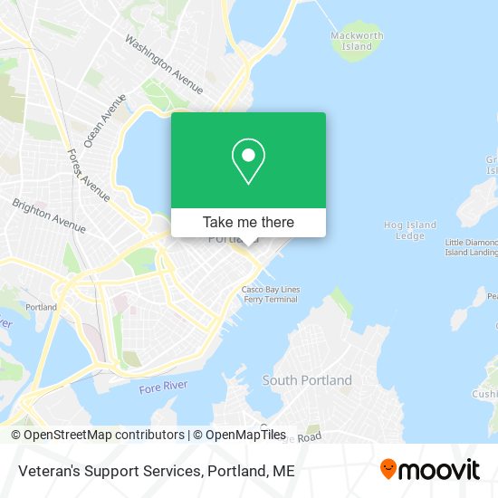 Mapa de Veteran's Support Services