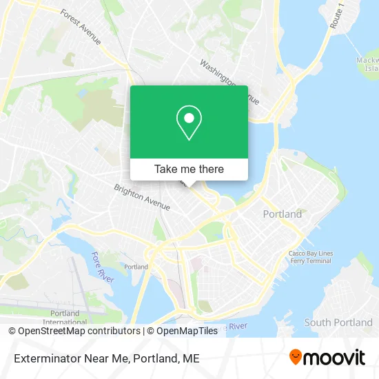 Exterminator Near Me map