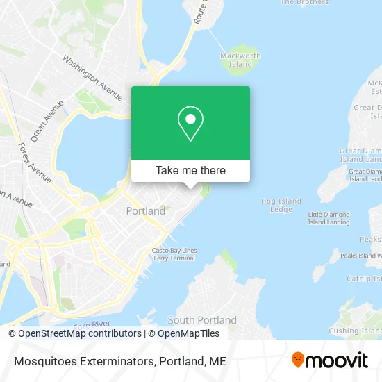 Mosquitoes Exterminators map