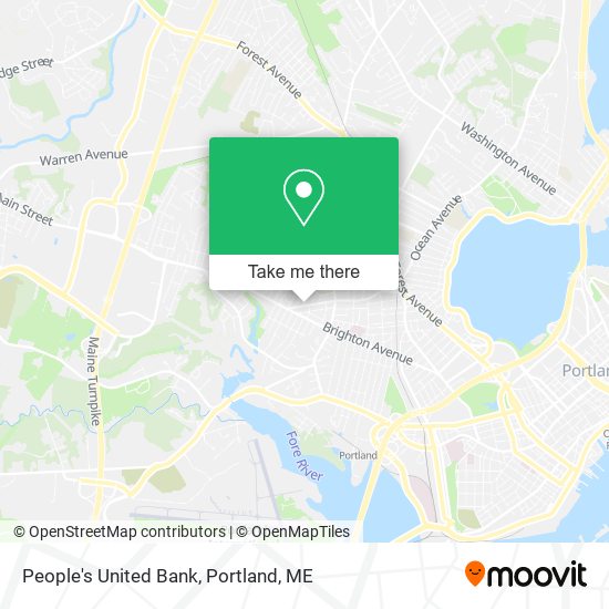 Mapa de People's United Bank
