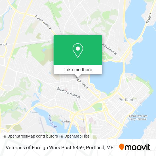 Veterans of Foreign Wars Post 6859 map