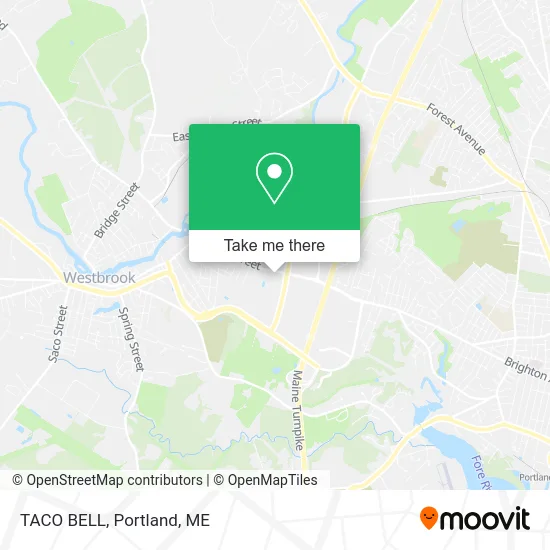 TACO BELL map