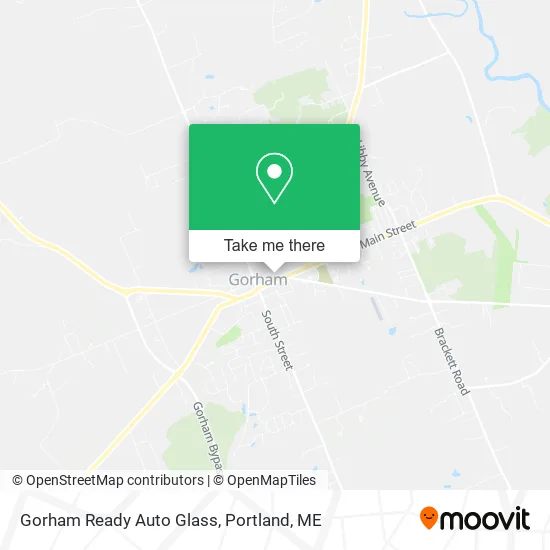 Gorham Ready Auto Glass map